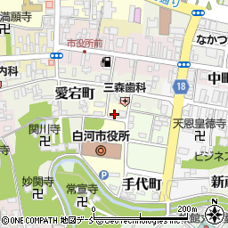 福島県白河市八幡小路5周辺の地図