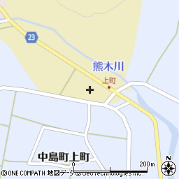 石川県七尾市中島町谷内ロ周辺の地図