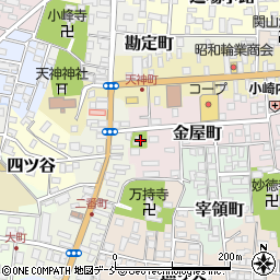 福島県白河市金屋町56周辺の地図