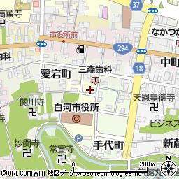 福島県白河市八幡小路6周辺の地図