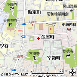 福島県白河市金屋町64周辺の地図