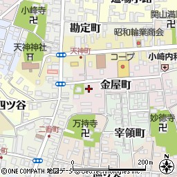 福島県白河市金屋町57周辺の地図