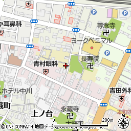 福島県白河市本町北裏周辺の地図