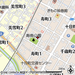 新潟県十日町市寿町2丁目周辺の地図
