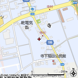 新潟県上越市寺92-2周辺の地図