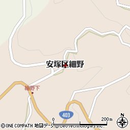 新潟県上越市安塚区細野周辺の地図