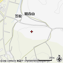 福島県白河市久田野三本松山周辺の地図