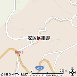 新潟県上越市安塚区細野周辺の地図