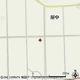 福島県泉崎村（西白河郡）関和久（屋中）周辺の地図