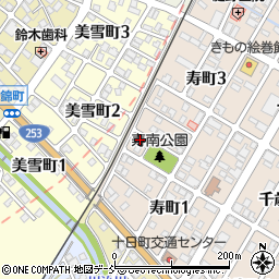 新潟県十日町市寿町2丁目4周辺の地図