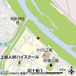 新潟県上越市高土町3丁目3周辺の地図