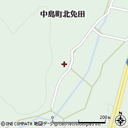石川県七尾市中島町北免田ル周辺の地図