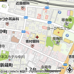 福島県白河市本町北裏24周辺の地図
