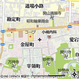 福島県白河市金屋町35周辺の地図