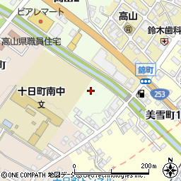 新潟県十日町市高山周辺の地図