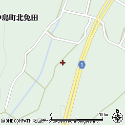 石川県七尾市中島町北免田ト128周辺の地図