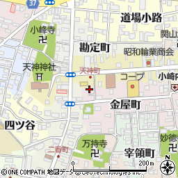 福島県白河市金屋町2周辺の地図