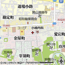 福島県白河市金屋町30周辺の地図