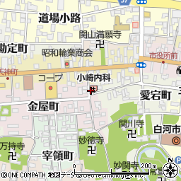 福島県白河市金屋町27-1周辺の地図