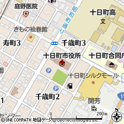 十日町市　市役所市民福祉部健康づくり推進課母子保健係周辺の地図