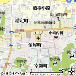 福島県南生活協同組合天神町店周辺の地図