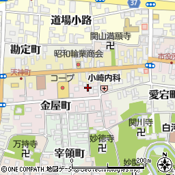 福島県白河市金屋町32周辺の地図