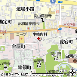 福島県白河市金屋町27周辺の地図