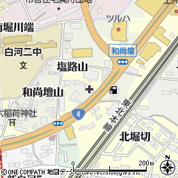 福島県白河市和尚壇山3-14周辺の地図