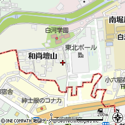 福島県白河市和尚壇山2-23周辺の地図