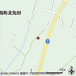 石川県七尾市中島町北免田ト124周辺の地図