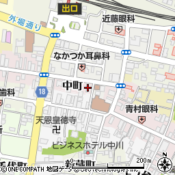 福島県白河市中町49周辺の地図