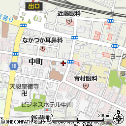 福島県白河市中町45周辺の地図