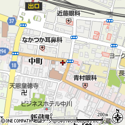 福島県白河市中町45周辺の地図