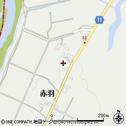 福島県石川郡石川町赤羽小田柿周辺の地図
