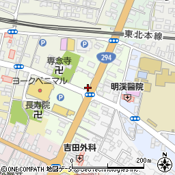 福島県白河市横町周辺の地図