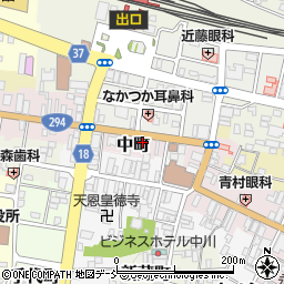 福島県白河市中町50周辺の地図