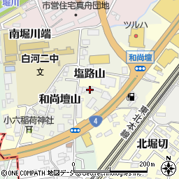 福島県白河市和尚壇山3周辺の地図