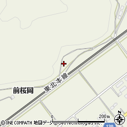 福島県白河市大堂ヶ作周辺の地図
