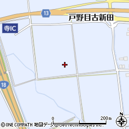 新潟県上越市戸野目古新田周辺の地図