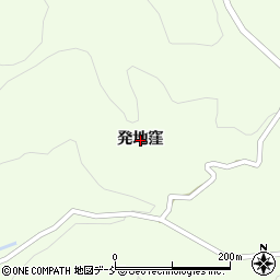 福島県石川郡古殿町山上発地窪周辺の地図
