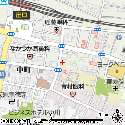 〒961-0952 福島県白河市中町北裏の地図