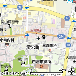 福島県白河市中町25周辺の地図
