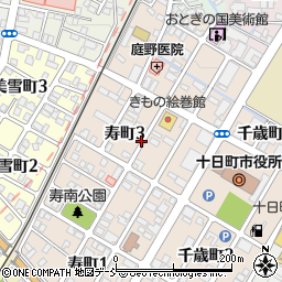 新潟県十日町市寿町3丁目周辺の地図