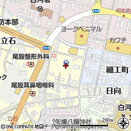 福島県白河市立石周辺の地図