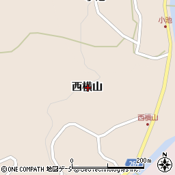 新潟県上越市西横山周辺の地図