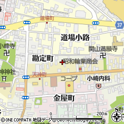 福島県白河市勘定町周辺の地図