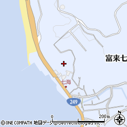 石川県羽咋郡志賀町富来七海周辺の地図