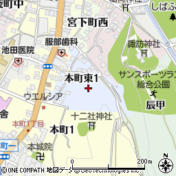 新潟県十日町市本町東周辺の地図