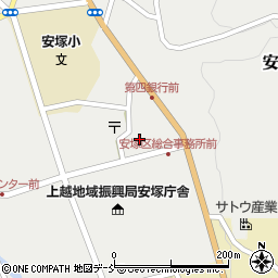 安塚地区公民館周辺の地図