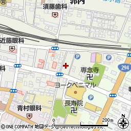 福島県白河市郭内13周辺の地図